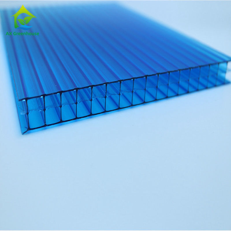 4-12mm سميكة Steeple Greenhouse Cover المواد المموج ألواح الدفيئة البلاستيكية